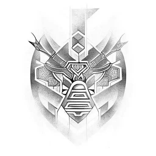 neotribal tattoo design idea