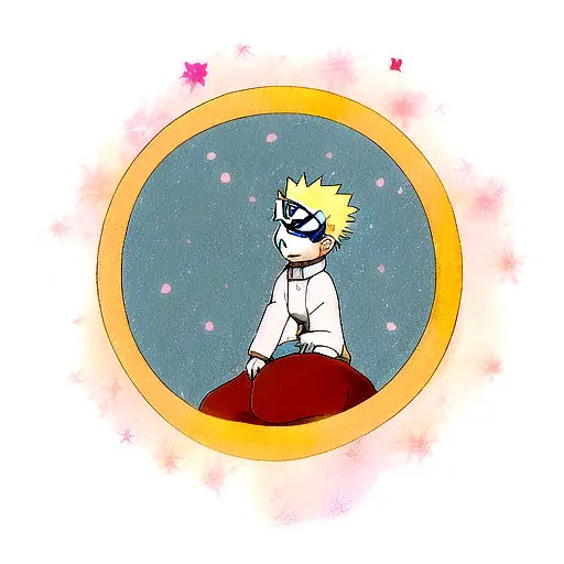 naruto + the little Prince  tattoo design idea