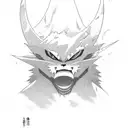 akatsuki Cloud with Itachi eyes tattoo design idea