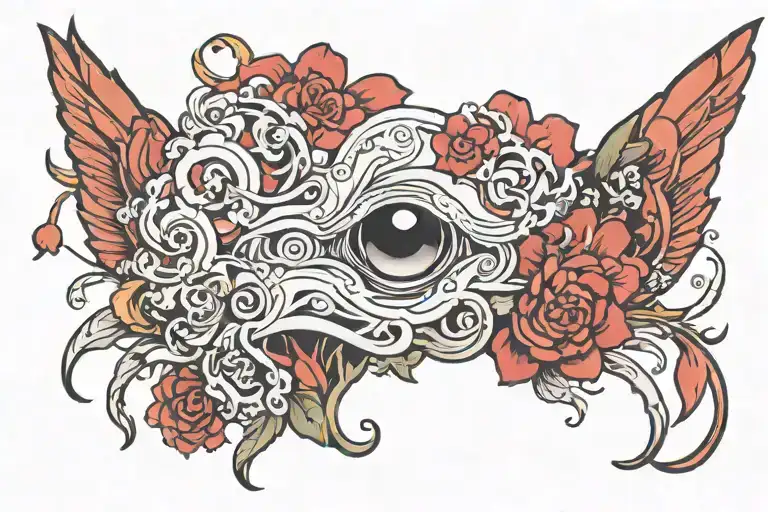 Anxiety depicted tattoo design idea