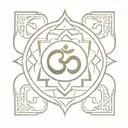 Place the Om symbol at the center of the mandala to signify Omnism and its roots in Hinduism and Buddhism. Cross  Integr tattoo design idea