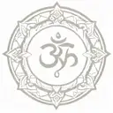 Place the Om symbol at the center of the mandala to signify Omnism and its roots in Hinduism and Buddhism. Cross  Integr tattoo design idea
