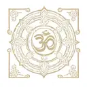 Place the Om symbol at the center of the mandala to signify Omnism and its roots in Hinduism and Buddhism. Cross  Integr tattoo design idea