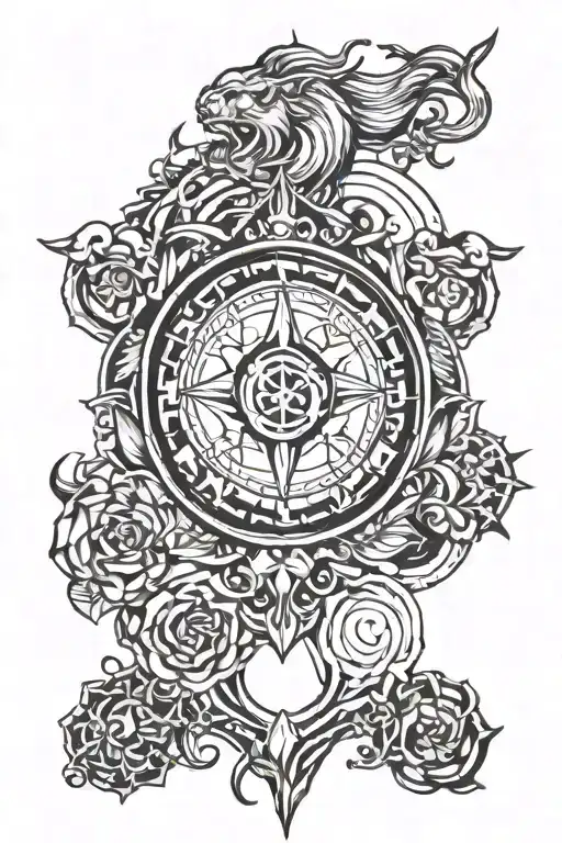 aquarius, taurus, gemini, Sagittarius tattoo design idea