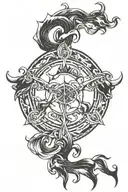 aquarius, taurus, gemini, Sagittarius tattoo design idea