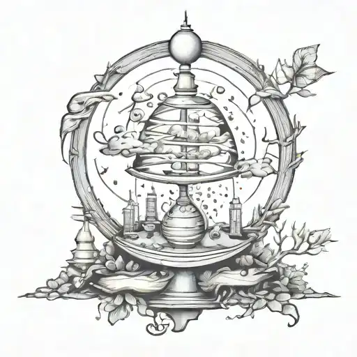 choosing the middle of two extremes of ideas  tattoo design idea