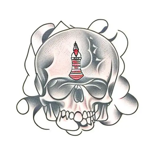 avocado head tattoo design idea