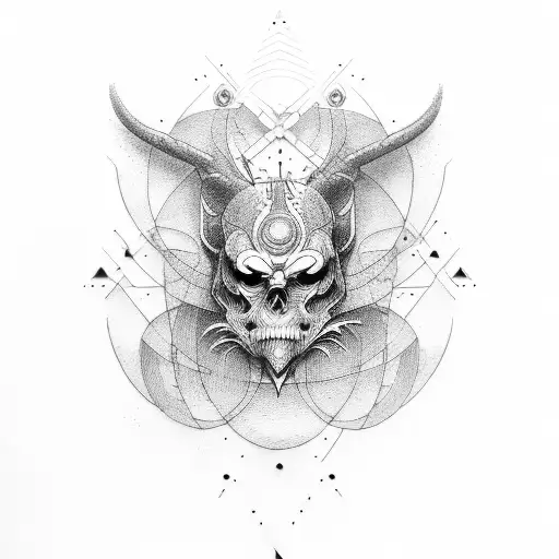 technological atheist  tattoo design idea