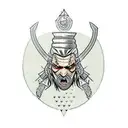 Witcher and slavic folklore designs tattoo design idea