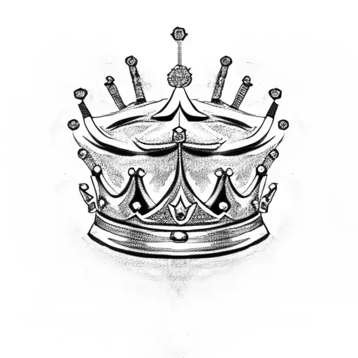 Queen's Crown tattoo design idea