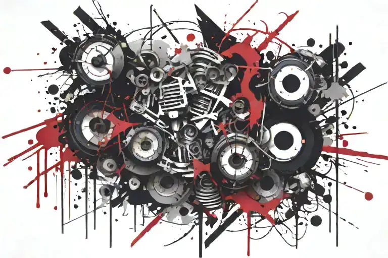 dates of birth tattoo design idea