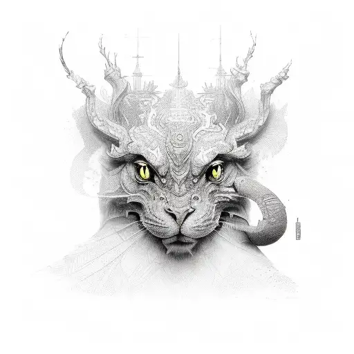 fine lines tattoo design idea