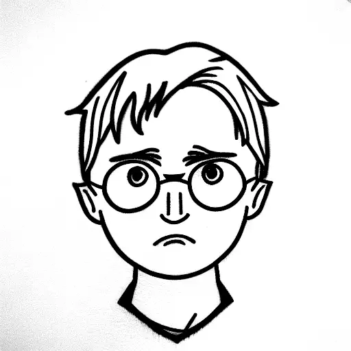 harry potter small Draco malfoy tattoo design idea