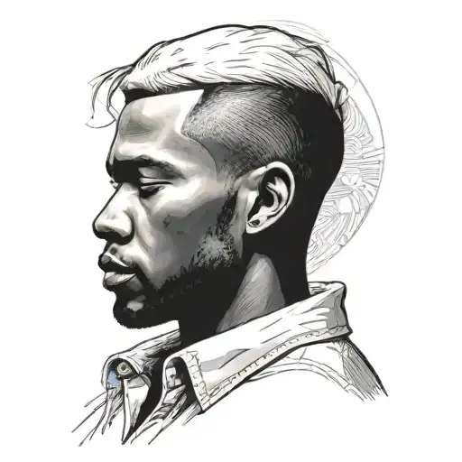 blonde frank ocean opening up the mind body soul tattoo design idea