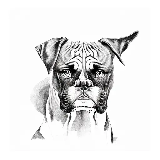 boxer tattoo design idea
