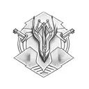 Track Spikes tattoo design idea