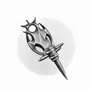 Track Spikes tattoo design idea