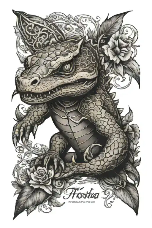 Florida state tattoo design idea