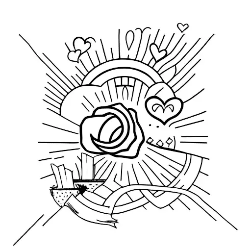 minimal tattoo that's on the arm, it has to be about love, someone you lost (broke up with) because th tattoo design idea