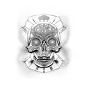 memento mori tattoo design idea