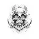 memento mori tattoo design idea