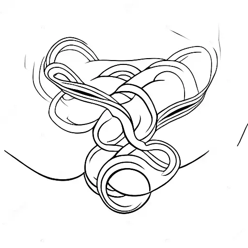 infinity loop with 3 small birds flying out of it tattoo design idea