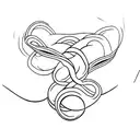 infinity loop with 3 small birds flying out of it tattoo design idea