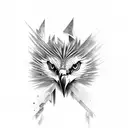 Hawk  49 tattoo design idea