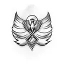 Hawk  49 tattoo design idea