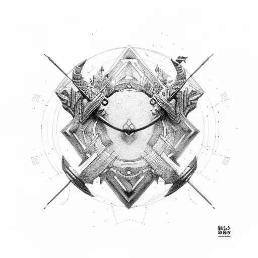 orion the archer tattoo design idea