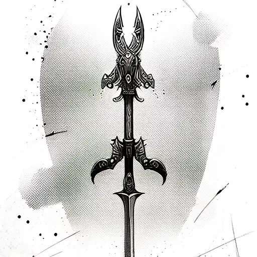 Sword tattoo design idea