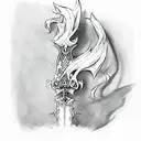 Sword tattoo design idea