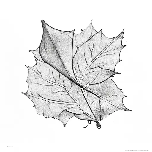 lucky four leaves tattoo design idea