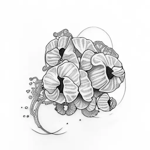 sweetpea tattoo design idea