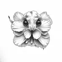 sweetpea tattoo design idea