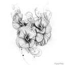 sweetpea tattoo design idea