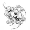 sweetpea tattoo design idea
