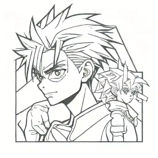 anime hunter x hunter tattoo design idea
