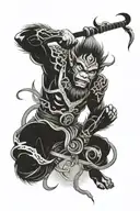 sun wukong tattoo design idea