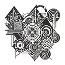 reality collapse  tattoo design idea