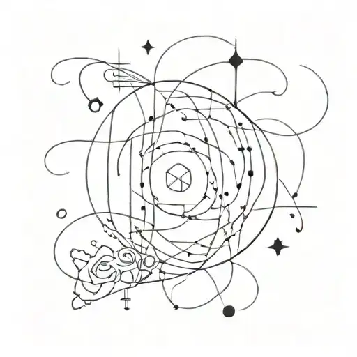 comfort in chaos tattoo design idea