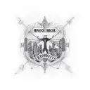 brooklyn bridge tattoo design idea