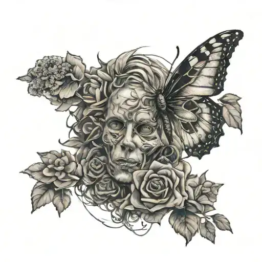 trama, abuse, heartbreak, loss, recovery, rebirth, burden, male tattoo design idea