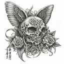 trama, abuse, heartbreak, loss, recovery, rebirth, burden, male, symbolism tattoo design idea
