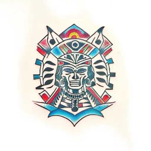 Aztec  tattoo design idea