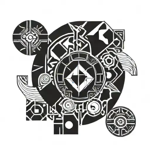 Mapuche tattoo design idea