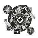 Mapuche tattoo design idea