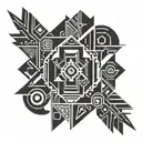Mapuche tattoo design idea
