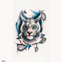 aspen trees tattoo design idea