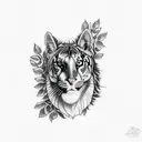 aspen trees tattoo design idea